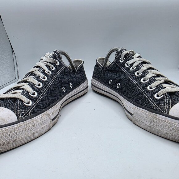 Converse All Star Low Allover License Plate Prints Mens Size 9 Shoes Walking - Picture 3 of 13